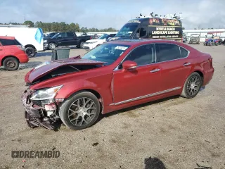 2015 Lexus LS with VIN JTHBL5EF5F5133874, listed as a Copart auction lot 79224074 with 156,212 mi miles and Salvage Title. Bid and sale history available at carsss.com. Image 1.