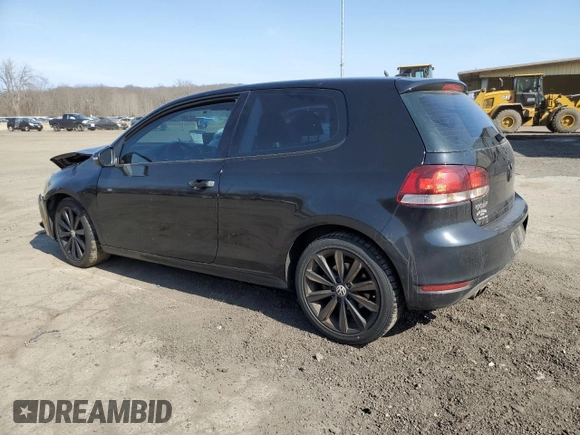 2012 Volkswagen Golf TDI w/Tech Pkg with VIN WVWMM7AJ1CW346839, listed as a Copart auction lot 48751445 with Not provided miles and Salvage title. Bid and sale history available at DreamBid. Image 2.