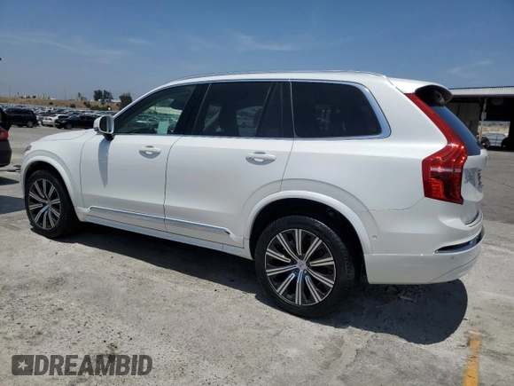 2024 Volvo XC90 Plus Bright Theme with VIN YV4062PE6R1226477, listed as a Copart auction lot 60284535 with 15,057 mi miles and Salvage title. Bid and sale history available at DreamBid. Image 2.