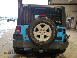 2018 Jeep Wrangler JK Unlimited Sport S with VIN 1C4BJWDG2JL818457, listed as a Copart auction lot 60877004 with 78,503 mi miles and Salvage Title. Bid and sale history available at carsss.com. Image 6.