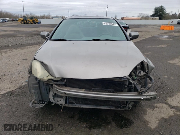 2004 Acura RSX Type S with VIN JH4DC53004S005595, listed as a Copart auction lot 45988575 with 114,142 mi miles and Salvage Title. Bid and sale history available at carsss.com. Image 5.