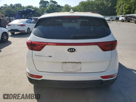 2017 Kia Sportage LX with VIN KNDPM3AC9H7170163, listed as a Copart auction lot 55424695 with 159,385 mi miles and Clean Title. Bid and sale history available at carsss.com. Image 6.
