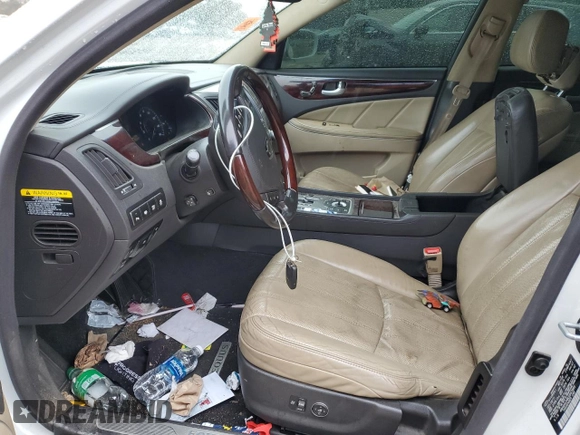 2012 Hyundai Equus Signature с VIN KMHGH4JH8CU047949, выставлен на аукционе Copart как лот 52903595 с пробегом 105 049 миль миль и Списание • Salvage title. История ставок и продаж доступна на DreamBid. Изображение 7.