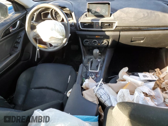 2015 Mazda 3 i Sport with VIN 3MZBM1U72FM204196, listed as a Copart auction lot 51032275 with 37,804 mi miles and Non Repairable. Bid and sale history available at carsss.com. Image 8.