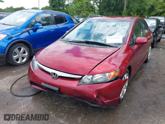 2006 Honda Civic LX z VIN 1HGFA16526L130449, wystawiony jako IAAI lot #42321622 z przebiegiem 188 409 mil mil oraz . Historia ofert i sprzedaży dostępna na DreamBid. Obrazek 6.