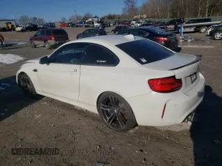 2018 BMW M2 z VIN WBS1J5C54JVA12691, wystawiony jako Copart lot #72809382 z przebiegiem Nie podano mil oraz . Historia ofert i sprzedaży dostępna na DreamBid. Obrazek 2.