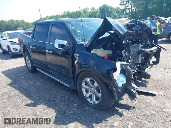 2022 Ford F-150 XL with VIN 1FTFW1E83NFC07919, listed as a IAAI auction lot 42274551 with Not provided miles and . Bid and sale history available at DreamBid. Image 1.