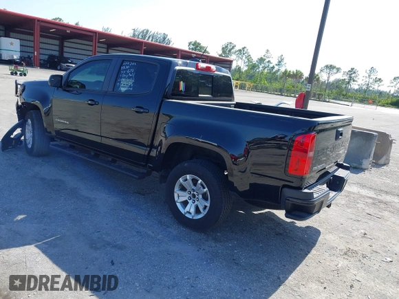 2021 Chevrolet Colorado 2WD LT with VIN 1GCGSCEN1M1131727, listed as a IAAI auction lot 42181484 with 54,764 mi miles and . Bid and sale history available at DreamBid. Image 3.