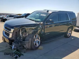 2019 Chevrolet Tahoe LT z VIN 1GNSCBKC1KR103355, wystawiony jako Copart lot #48349735 z przebiegiem Nie podano mil oraz Szkoda całkowita • Salvage title. Historia ofert i sprzedaży dostępna na DreamBid. Obrazek 1.