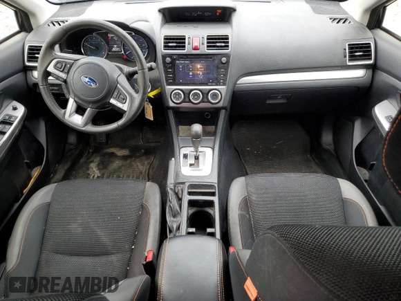 2017 Subaru Crosstrek Premium with VIN JF2GPADC2HH247636, listed as a Copart auction lot 58178895 with 92,848 mi miles and Salvage title. Bid and sale history available at DreamBid. Image 8.