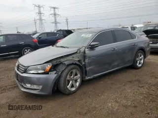 2015 Volkswagen Passat Wolfsburg Edition with VIN 1VWAT7A31FC110993, listed as a Copart auction lot 53396885 with 103,340 mi miles and Salvage title. Bid and sale history available at DreamBid. Image 1.