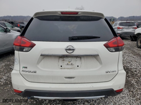 2020 Nissan Rogue SV with VIN JN8AT2MV0LW101140, listed as a Copart auction lot 44317025 with 112,447 mi miles and Salvage Title. Bid and sale history available at carsss.com. Image 6.