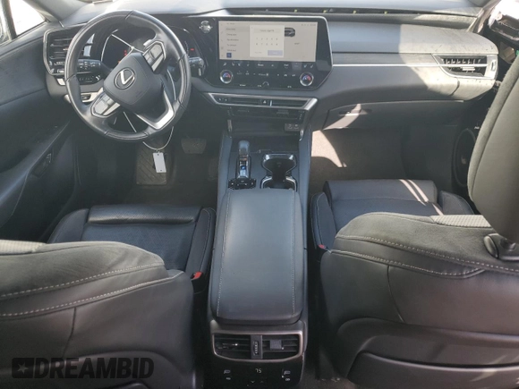 2023 Lexus RX with VIN 2T2BAMBA3PC004378, listed as a Copart auction lot 79449474 with 18,608 mi miles and Clean Title. Bid and sale history available at carsss.com. Image 8.