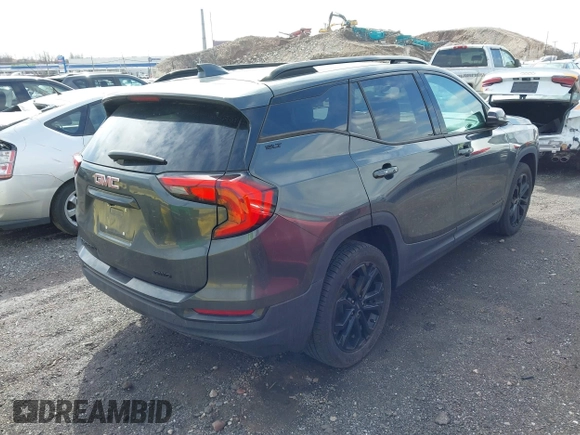 2019 GMC Terrain SLT with VIN 3GKALVEV3KL362850, listed as a IAAI auction lot 41711712 with 114,573 mi miles. Bid and sale history available at carsss.com. Image 4.