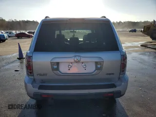 2006 Honda Pilot EX with VIN 5FNYF28446B008729, listed as a Copart auction lot 77075504 with 356,586 mi miles and Salvage Title. Bid and sale history available at DreamBid. Image 6.