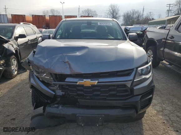 2021 Chevrolet Colorado 2WD Work Truck with VIN 1GCGSBEA1M1105443, listed as a Copart auction lot 86426854 with 92,748 mi miles and Salvage Title. Bid and sale history available at carsss.com. Image 5.