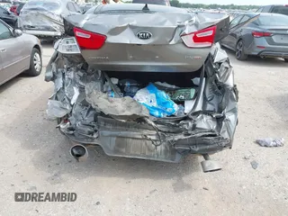 2015 Kia Optima EX with VIN 5XXGN4A70FG442402, listed as a IAAI auction lot 42260968 with 94,512 mi miles and . Bid and sale history available at DreamBid. Image 6.
