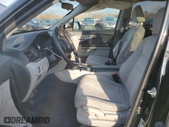 2016 Honda Pilot LX with VIN 5FNYF5H12GB014392, listed as a Copart auction lot 47092685 with 108,922 mi miles and Salvage Title. Bid and sale history available at DreamBid. Image 7.