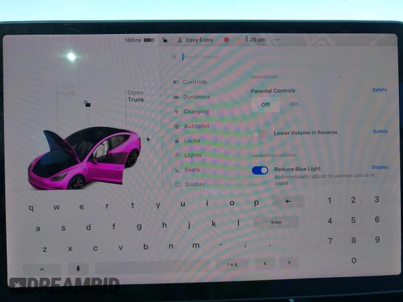 2020 Tesla Model 3 Performance z VIN 5YJ3E1EC7LF641918, wystawiony jako IAAI lot #41984261 z przebiegiem 50 202 mil mil oraz . Historia ofert i sprzedaży dostępna na DreamBid. Obrazek 19.