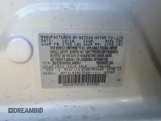 2019 Nissan Versa SV with VIN 3N1CN7AP0KL840887, listed as a Copart auction lot 56193595 with 85,801 mi miles and Salvage title. Bid and sale history available at DreamBid. Image 12.