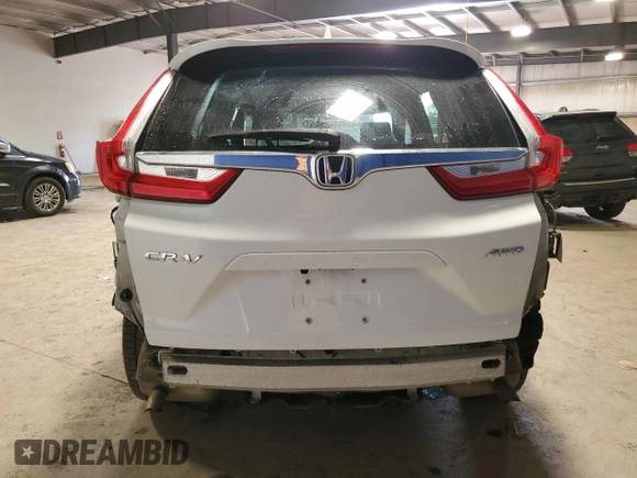 2017 Honda CR-V EX with VIN 2HKRW2H58HH671030, listed as a Copart auction lot 55212255 with 125,481 mi miles and Salvage Title. Bid and sale history available at DreamBid. Image 6.