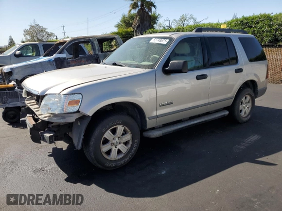 2006 Ford Explorer XLS with VIN 1FMEU62E66UA38318, listed as a Copart auction lot 52748675 with 90,965 mi miles and Salvage Title. Bid and sale history available at carsss.com. Image 1.