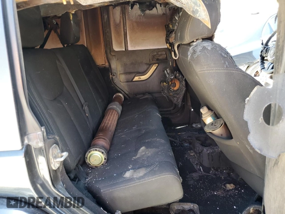 2017 Jeep Wrangler Unlimited Sahara with VIN 1C4BJWEG7HL513156, listed as a Copart auction lot 54122795 with Not provided miles and Salvage title. Bid and sale history available at DreamBid. Image 10.