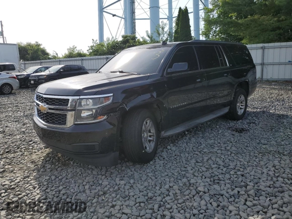 2015 Chevrolet Suburban LT with VIN 1GNSKJKC4FR192292, listed as a Copart auction lot 60434444 with 304,830 mi miles and Salvage Title. Bid and sale history available at DreamBid. Image 1.
