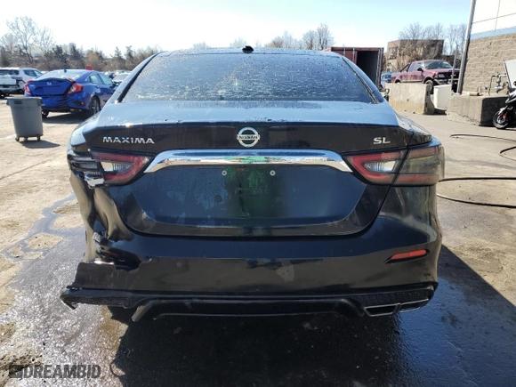 2020 Nissan Maxima SL with VIN 1N4AA6DVXLC386459, listed as a Copart auction lot 51216305 with 48,519 mi miles and Salvage Title. Bid and sale history available at carsss.com. Image 6.