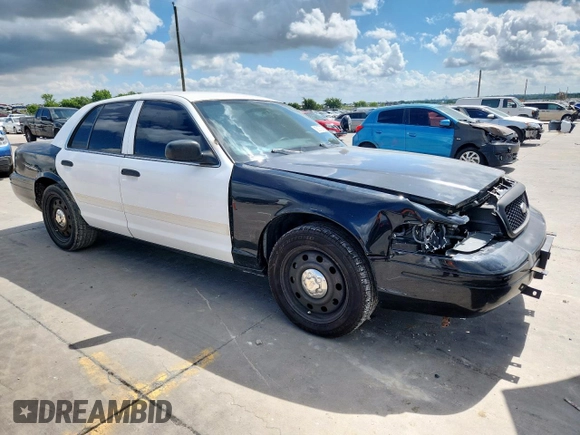 2010 Ford Police Interceptor with VIN 2FABP7BV0AX146445, listed as a Copart auction lot 62375055 with Not provided miles and Salvage title. Bid and sale history available at DreamBid. Image 4.
