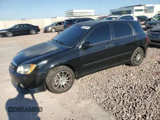 2006 Kia Spectra with VIN KNAFE162065241706, listed as a Copart auction lot 68949914 with 153,169 mi miles and Salvage Title. Bid and sale history available at carsss.com. Image 1.