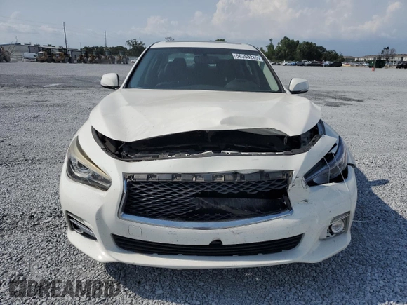 2017 Infiniti Q50 Premium z VIN JN1EV7AP0HM742479, wystawiony jako Copart lot #56358265 z przebiegiem 80 911 mil mil oraz Szkoda całkowita • Salvage title. Historia ofert i sprzedaży dostępna na DreamBid. Obrazek 5.