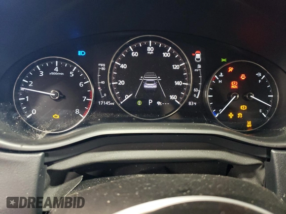 2024 Mazda CX-30 S Premium with VIN 3MVDMBDM7RM697044, listed as a Copart auction lot 55895525 with 17,145 mi miles and Salvage title. Bid and sale history available at DreamBid. Image 9.