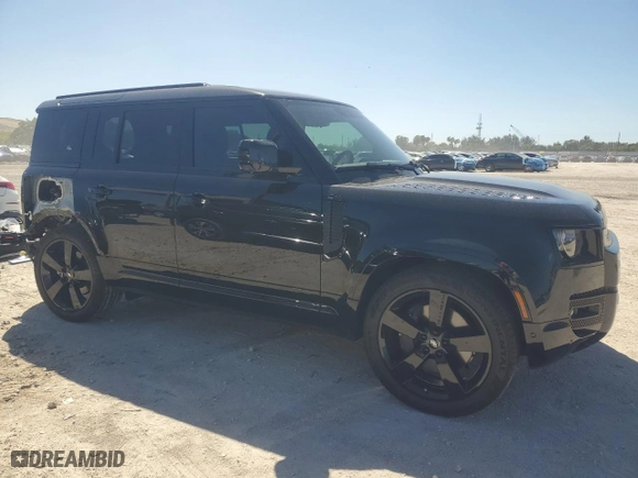 2024 Land Rover Defender X-Dynamic SE with VIN SALE27EU2R2351734, listed as a Copart auction lot 49209105 with 6,087 mi miles and Salvage Title. Bid and sale history available at carsss.com. Image 4.