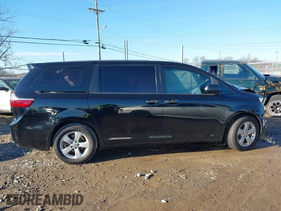 2017 Toyota Sienna L with VIN 5TDZZ3DC5HS774580, listed as a IAAI auction lot 41307502 with Not Provided miles and . Bid and sale history available at DreamBid. Image 12.