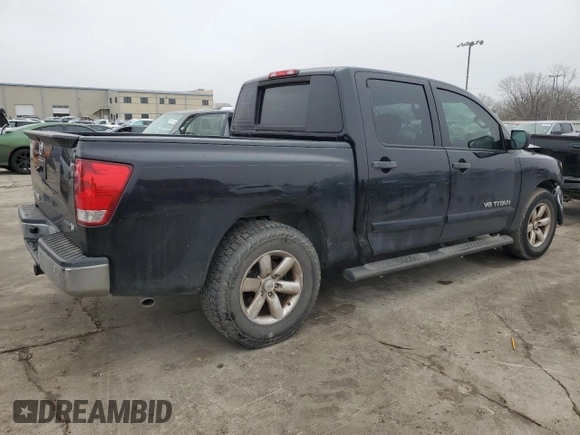 2013 Nissan Titan SL with VIN 1N6BA0ED6DN313867, listed as a Copart auction lot 44257975 with 108,969 mi miles and Salvage Title. Bid and sale history available at carsss.com. Image 3.