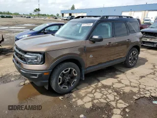 2022 Ford Bronco Sport Outer Banks with VIN 3FMCR9C63NRD80381, listed as a Copart auction lot 61729405 with 31,164 mi miles and Clean title. Bid and sale history available at DreamBid. Image 1.