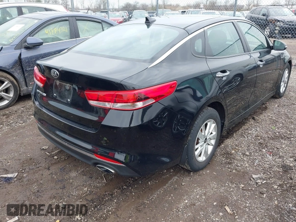2016 Kia Optima LX with VIN 5XXGT4L37GG023237, listed as a IAAI auction lot 41893870 with 63,310 mi miles. Bid and sale history available at carsss.com. Image 4.
