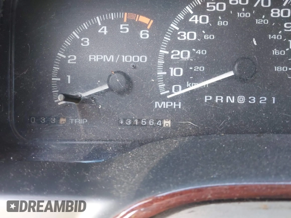 2000 Cadillac Escalade z VIN 1GYEK13R1YR115692, wystawiony jako IAAI lot #41300434 z przebiegiem 431 564 mil mil oraz . Historia ofert i sprzedaży dostępna na DreamBid. Obrazek 7.