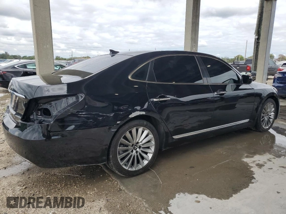 2016 Hyundai Equus Ultimate with VIN KMHGH4JH6GU104963, listed as a Copart auction lot 52130255 with 93,706 mi miles and Salvage Title. Bid and sale history available at DreamBid. Image 3.