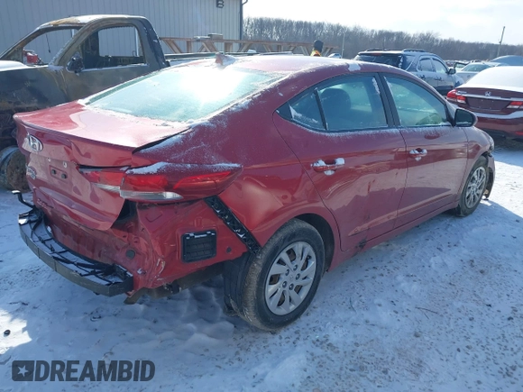 2017 Hyundai Elantra SE with VIN 5NPD74LF0HH125700, listed as a IAAI auction lot 41615195 with 102,116 mi miles and . Bid and sale history available at DreamBid. Image 4.