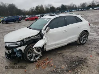 2015 Audi Q3 2.0T Premium Plus with VIN WA1EFCFS1FR014227, listed as a Copart auction lot 44835145 with 109,435 mi miles and Clean Title. Bid and sale history available at carsss.com. Image 1.