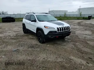 2017 Jeep Cherokee Trailhawk L Plus with VIN 1C4PJMBB4HD214429, listed as a Copart auction lot 58608395 with 117,403 mi miles and Clean title. Bid and sale history available at DreamBid. Image 14.