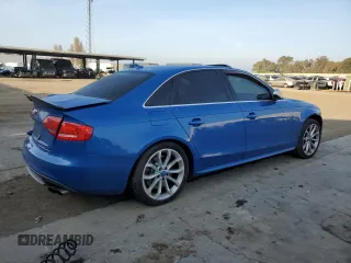 2011 Audi S4 Premium Plus with VIN WAUDGAFL1BA030977, listed as a Copart auction lot 84727524 with 121,784 mi miles and Salvage Title. Bid and sale history available at carsss.com. Image 3.