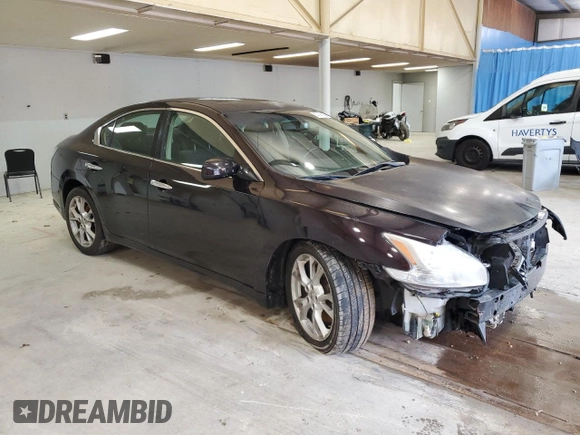 2012 Nissan Maxima S with VIN 1N4AA5AP5CC808038, listed as a Copart auction lot 57491955 with 160,869 mi miles and Salvage title. Bid and sale history available at DreamBid. Image 4.