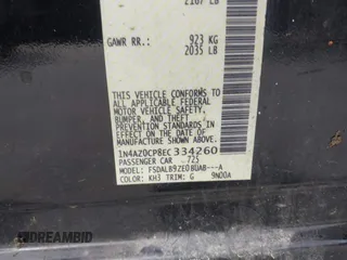 2014 Nissan LEAF SL z VIN 1N4AZ0CP8EC334260, wystawiony jako IAAI lot #42290440 z przebiegiem 53 164 mil mil oraz . Historia ofert i sprzedaży dostępna na DreamBid. Obrazek 9.
