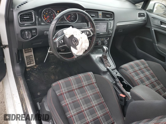 2016 Volkswagen Golf GTI S w/Performance Pkg with VIN 3VWT47AU8GM009223, listed as a Copart auction lot 47826535 with 124,020 mi miles and Salvage Title. Bid and sale history available at carsss.com. Image 8.