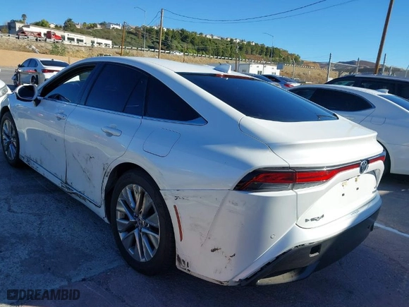 2023 Toyota Mirai XLE with VIN JTDAAAAA2PA007924, listed as a IAAI auction lot 41299150 with 26,044 mi miles. Bid and sale history available at carsss.com. Image 3.