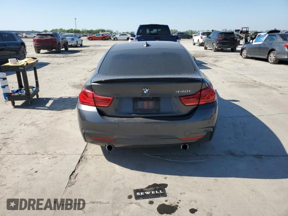 2019 BMW 4 Series 440i z VIN WBA4J5C56KBM66555, wystawiony jako Copart lot #52242495 z przebiegiem Nie podano mil oraz Szkoda całkowita • Salvage title. Historia ofert i sprzedaży dostępna na DreamBid. Obrazek 6.