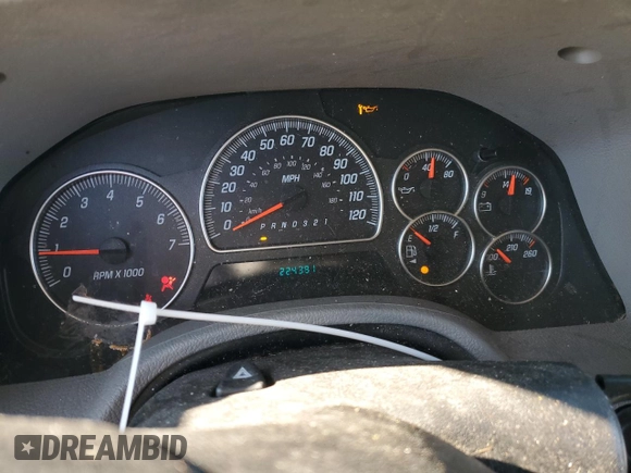 2009 GMC Envoy SLE with VIN 1GKDS33SX92131159, listed as a Copart auction lot 82487404 with 224,391 mi miles and Salvage Title. Bid and sale history available at carsss.com. Image 9.
